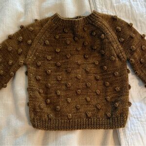Misha And Puff baby popcorn crew neck sweater 0-6M